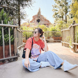 The Splash Oversized Tee in Sienna