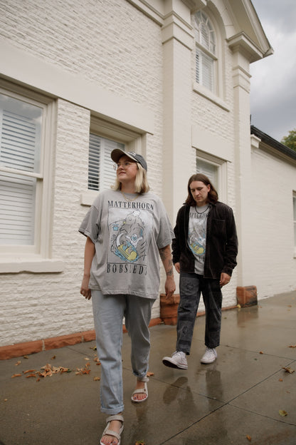 The Matterhorn Oversized Tee in Heather Grey