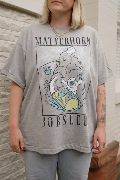 The Matterhorn Oversized Tee in Heather Grey