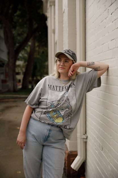 The Matterhorn Oversized Tee in Heather Grey