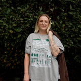 The Mansion Oversized Tee in Heather Grey