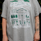 The Mansion Oversized Tee in Heather Grey