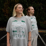 The Mansion Oversized Tee in Heather Grey