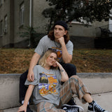 The Thunder Oversized Tee in Heather Grey