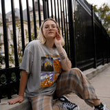 The Thunder Oversized Tee in Heather Grey