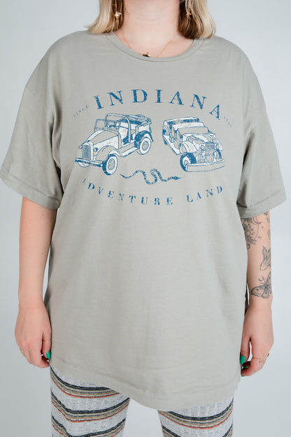 The Indiana Oversized Tee in Sage