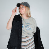 The Indiana Oversized Tee in Sage