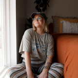 The Indiana Oversized Tee in Sage