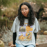 The Thunder Oversized Tee in Heather Grey