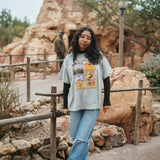 The Thunder Oversized Tee in Heather Grey