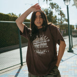The Mark Twain Oversized Tee in Mocha