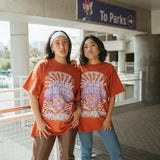 The Splash Oversized Tee in Sienna