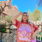 The Splash Oversized Tee in Sienna