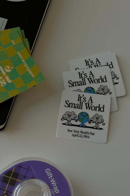 The Small World Sticker