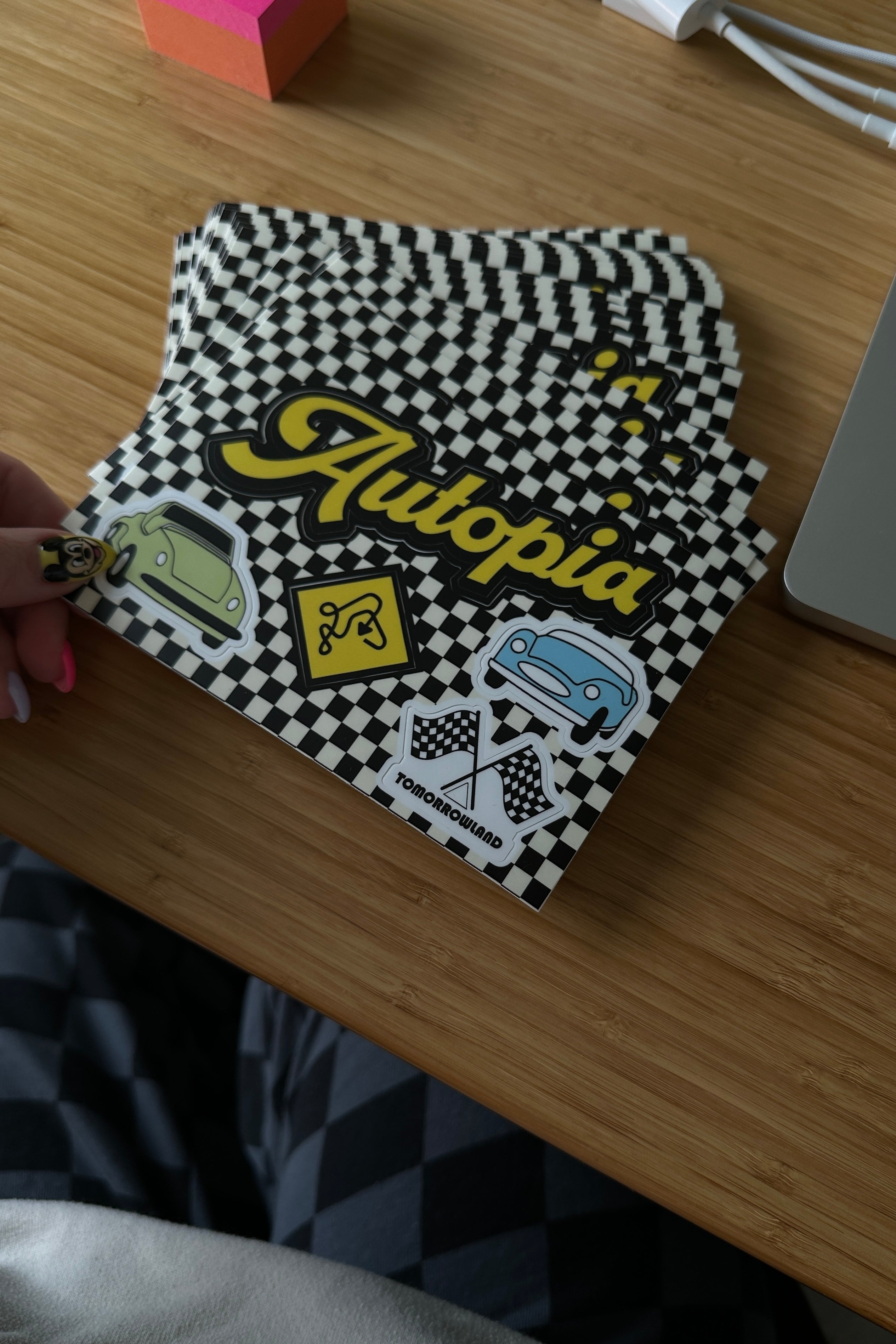 The Autopia Sticker Sheet – Subtle Dust