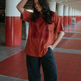 The M Mouse Oversized Tee in Sienna