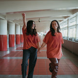 The M Mouse Oversized Tee in Sienna