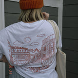 The Main Street Oversized Tee in White
