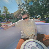 The Teacups Oversized Tee in Sand